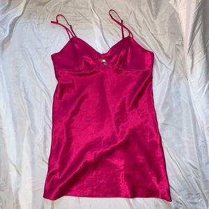 pink slip dress